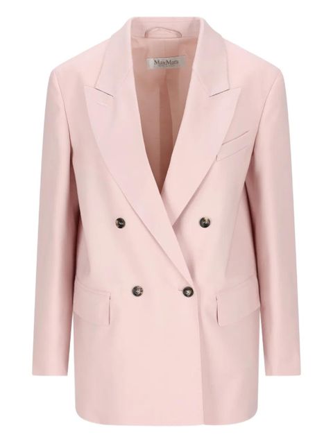 Max Mara button double-breasted blazer - Pink - zdjęcie produktu nr 1