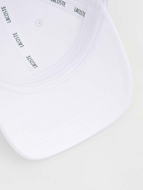 Lacoste czapka z daszkiem bawełniana
