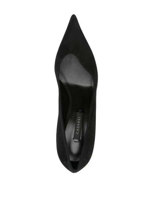 Casadei 90mm Superblade Suede pumps - Black