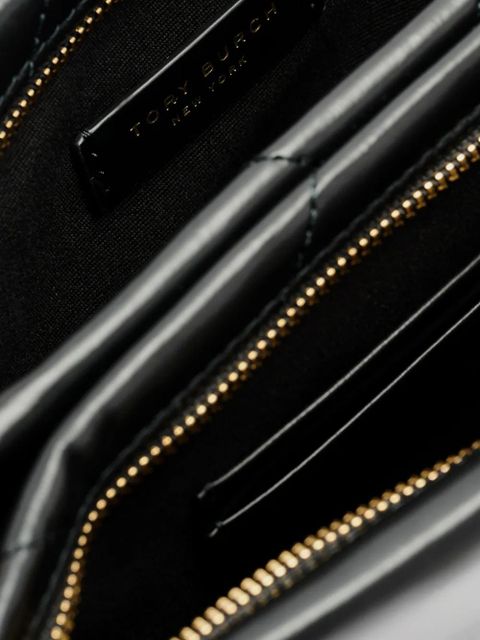 Tory Burch Kira quilted logo shoulder bag - Black