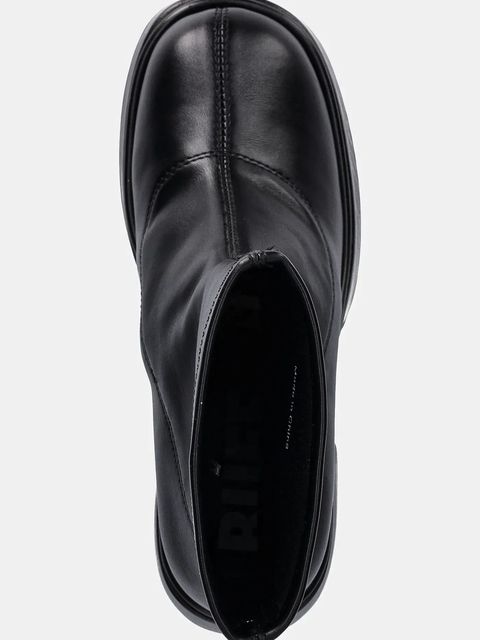 Buffalo botki Heart Sock Bootie damskie kolor czarny na słupku 1220073-BLK