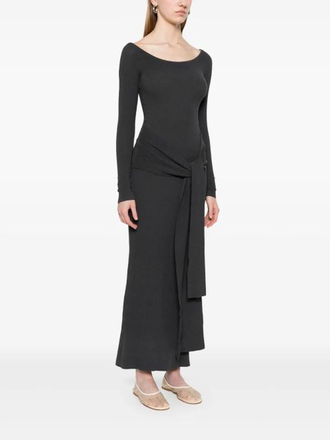 Aya Muse knitted maxi dress - Blue