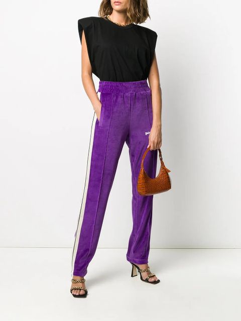 BY FAR crocodile-effect shoulder bag - Brown