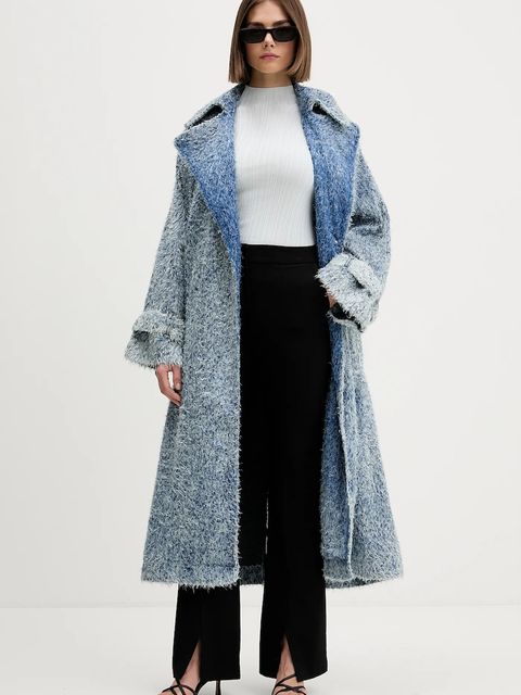 Hugo Blue płaszcz kolor niebieski 50546827