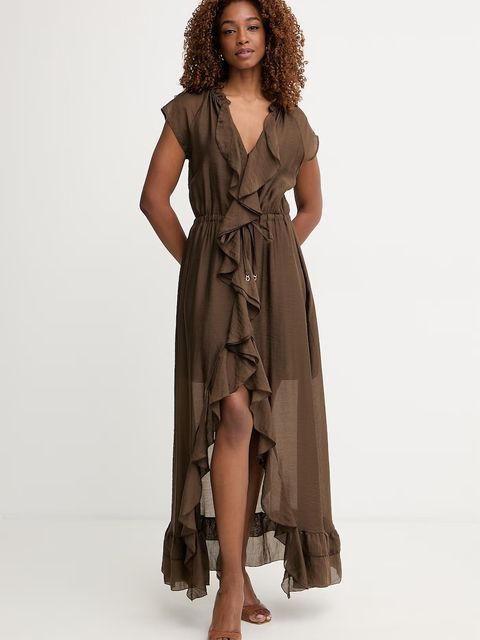 Guess sukienka z lyocellem MAELYS - zdjęcie produktu nr 1