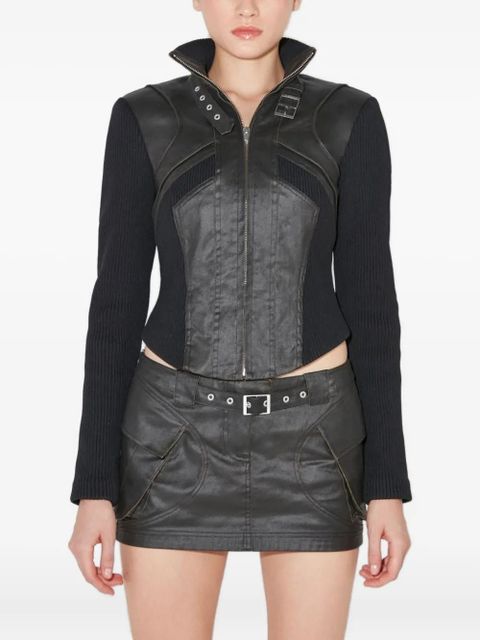 MISBHV waxed cotton jacket - Black - zdjęcie produktu nr 1