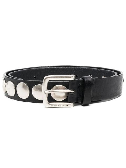 Golden Goose leather studded belt - Black - zdjęcie produktu nr 1
