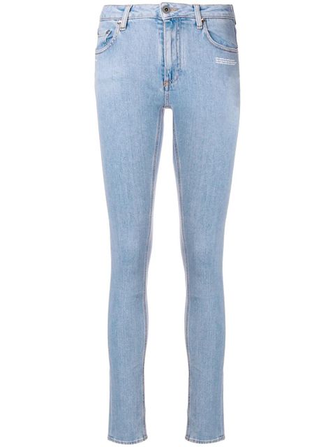 Off-White skinny jeans - Blue - zdjęcie produktu nr 1