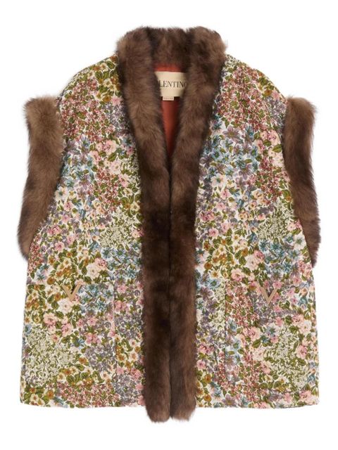 Valentino Garavani Apres L'Hiver Fiorellini waistcoat - Neutrals - zdjęcie produktu nr 1