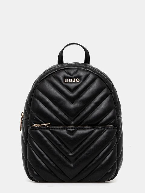 Liu Jo plecak damski kolor czarny mały gładki AF5186.E0426 - zdjęcie produktu nr 1
