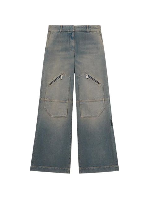 Off-White zip-pocket jeans - Blue - zdjęcie produktu nr 1