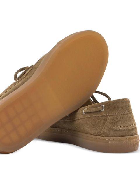 Copenhagen lace-up suede loafers - Brown