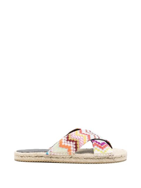 Missoni criss-cross espadrilles - White - zdjęcie produktu nr 1