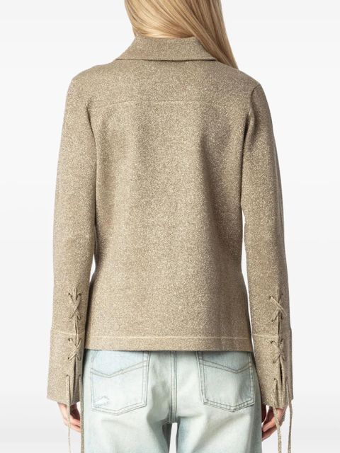 Zadig&Voltaire Listy knitted top - Gold