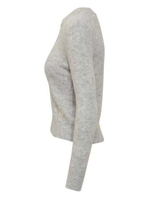 ISABEL MARANT isadora-gf ribbed cuffs JUMPER - Grey