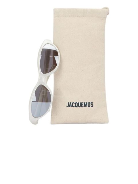 Jacquemus The Curvo cat-eye sunglasses - Neutrals - zdjęcie produktu nr 2