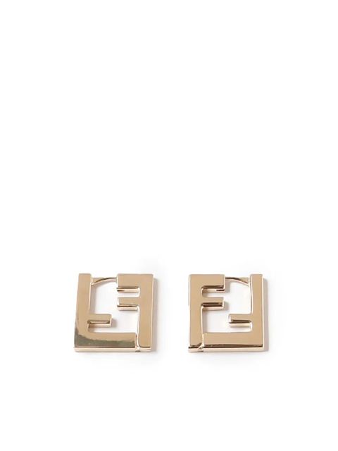 FENDI FF motif earrings - Gold - zdjęcie produktu nr 2
