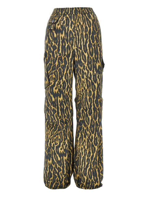 GANNI leopard-print trousers - Brown - zdjęcie produktu nr 1