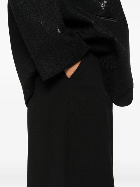 Eleh pleated pocket trousers - Black