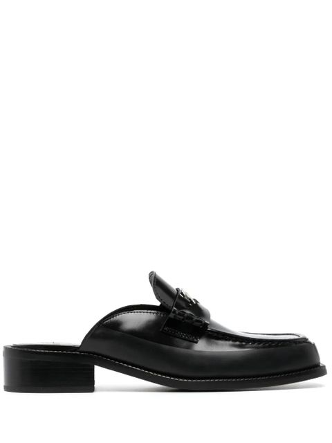 MISBHV Brutalist slip-on leather loafers - Black - zdjęcie produktu nr 1