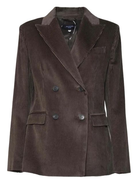 Weekend Max Mara KATANGA double-breasted corduroy blazer - Brown - zdjęcie produktu nr 1