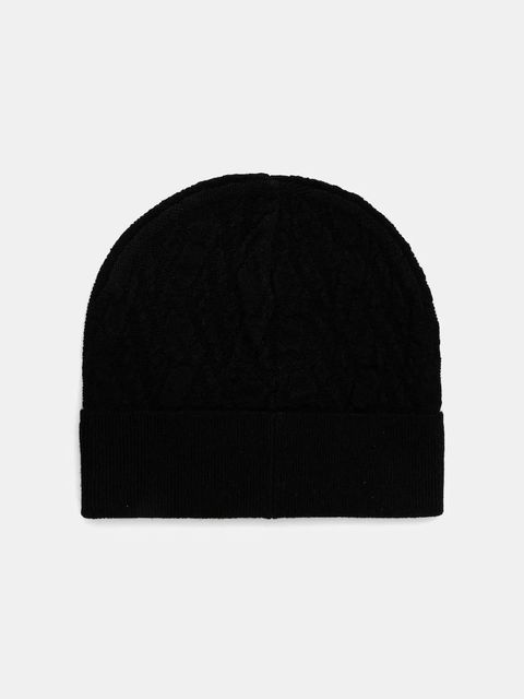 Armani Exchange czapka wełniana kolor czarny XW001495 AF11956 - zdjęcie produktu nr 2