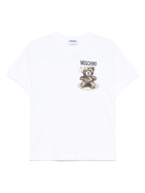 Moschino teddy-print T-shirt - White - zdjęcie produktu nr 1