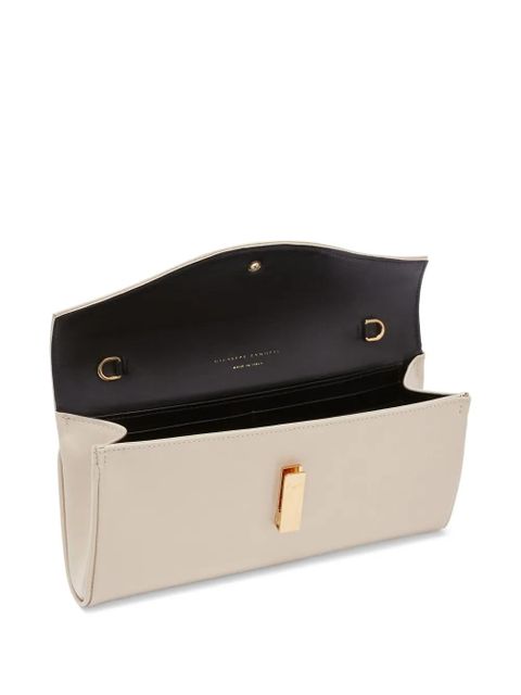 Giuseppe Zanotti Flutie clutch bag - Neutrals
