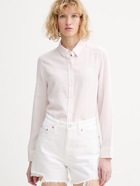 Levi's koszula z domieszką lnu NEW CLASSIC FIT BW