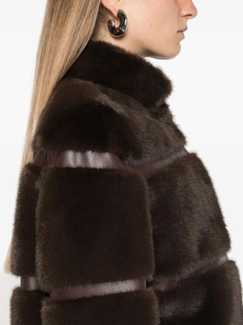 TWINSET faux-fur jacket - Brown
