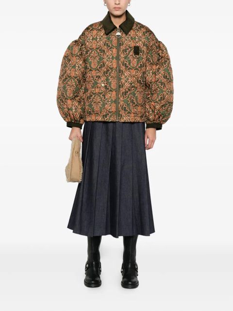 Barbour x Farm Rio Luisa quilted jacket - Green - zdjęcie produktu nr 2