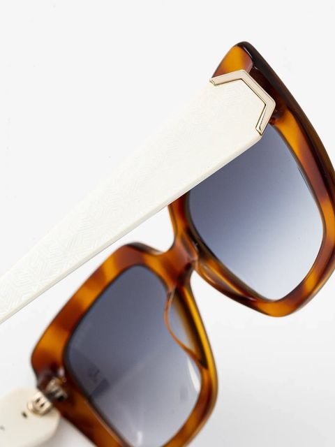 Guess okulary przeciwsłoneczne damskie kolor zielony GU7889 53W