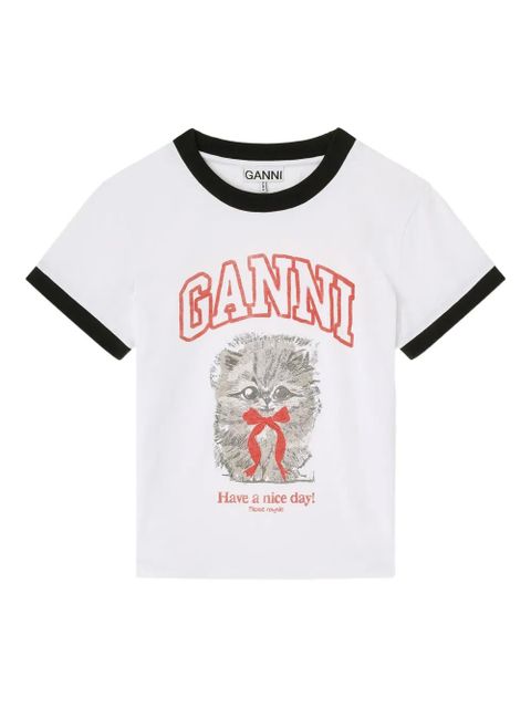 GANNI short-sleeve T-shirt - White - zdjęcie produktu nr 1