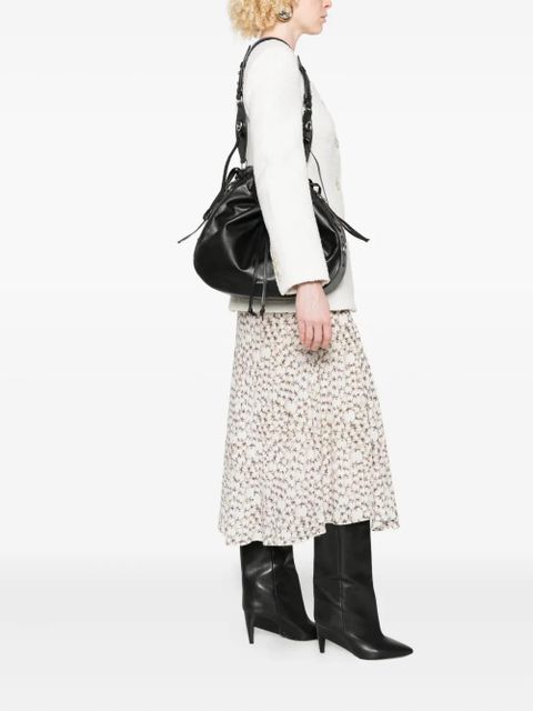 ISABEL MARANT drawstring leather shoulder bag - Black - zdjęcie produktu nr 2