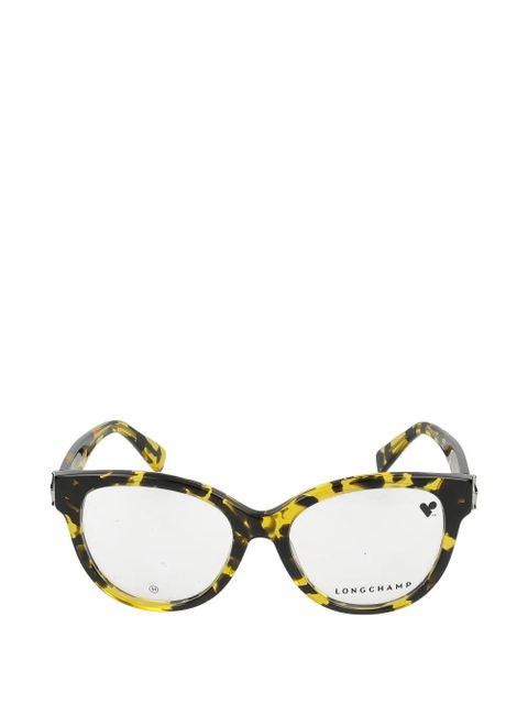 Longchamp browline-frame glasses - Yellow - zdjęcie produktu nr 1