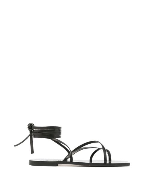 Aeyde Norah strappy leather sandals - Black - zdjęcie produktu nr 1