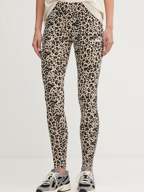 Puma legginsy damskie kolor beżowy wzorzyste 688085 - zdjęcie produktu nr 1