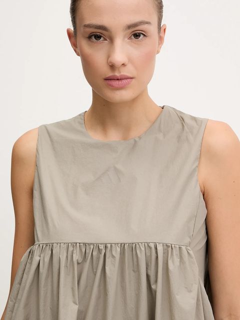 adidas sukienka City Escape kolor zielony mini rozkloszowana JC5122