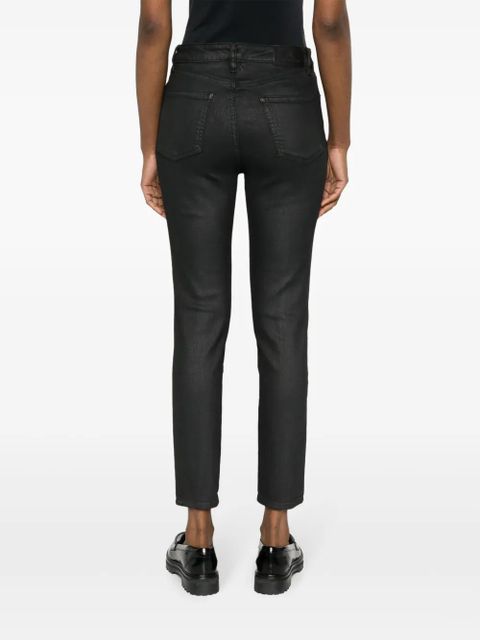 Lauren Ralph Lauren high-rise skinny-leg jeans - Black