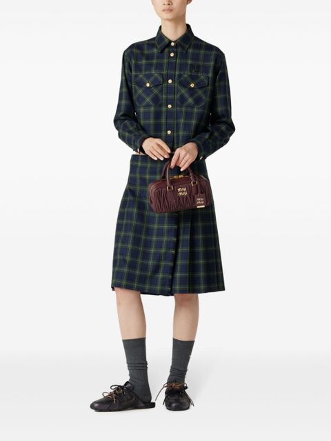 Miu Miu plaid shirt - Green - zdjęcie produktu nr 2