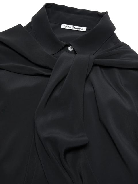 Acne Studios layered midi dress - Black