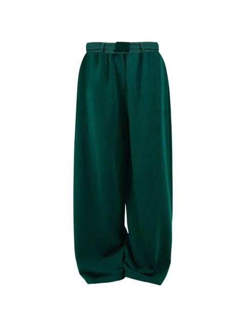 Rowen Rose wide-leg trousers - Green - zdjęcie produktu nr 1