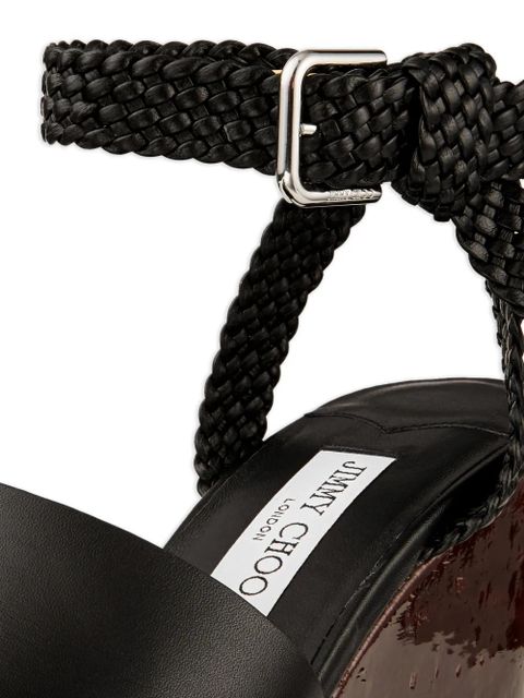 Jimmy Choo Jori braided sandals - Black