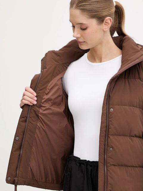 Columbia kurtka puchowa Amaze Puff kolor brązowy zimowa 2133714