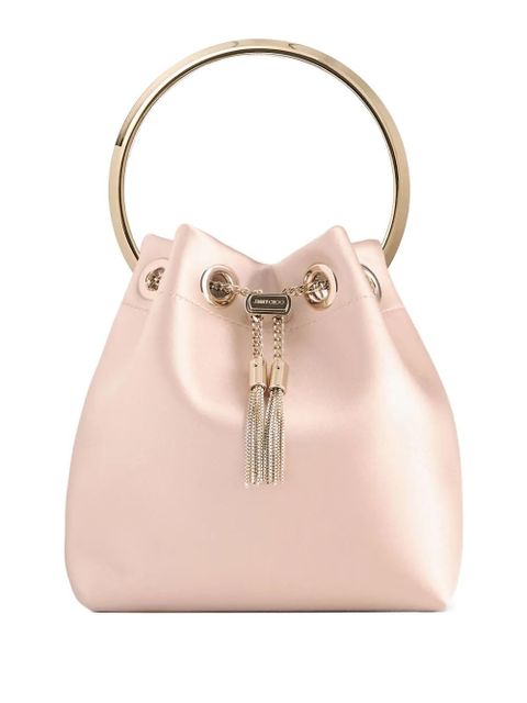 Jimmy Choo Bon Bon circular-handle bucket bag - Pink - zdjęcie produktu nr 1