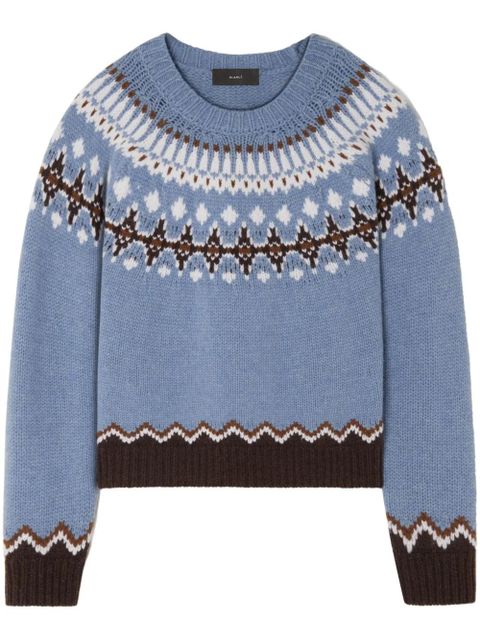 Alanui Sweet Winter virgin-wool jumper - Blue - zdjęcie produktu nr 1