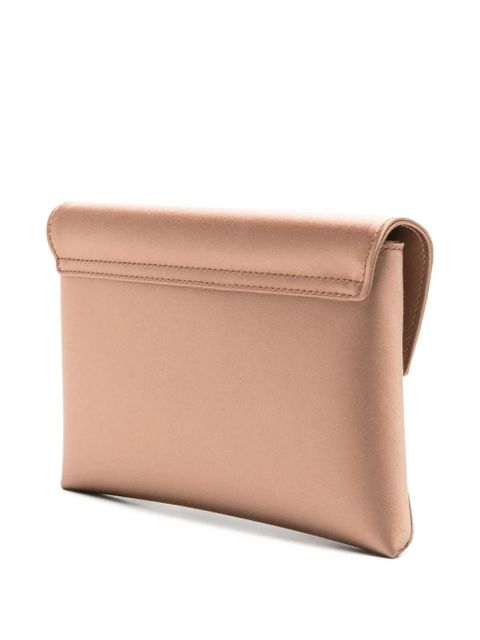 Versace Crystal Ribbon clutch - Brown