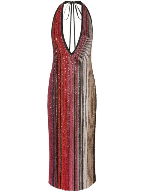Missoni striped midi dress - Red - zdjęcie produktu nr 1
