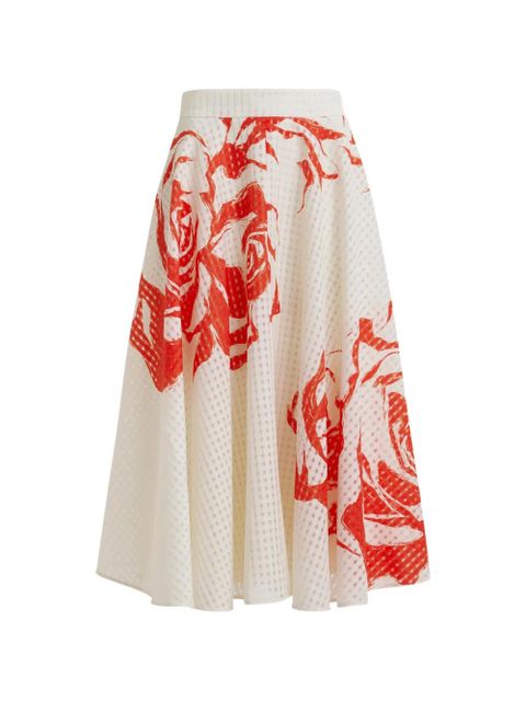 Essentiel Antwerp floral skirt - White - zdjęcie produktu nr 1