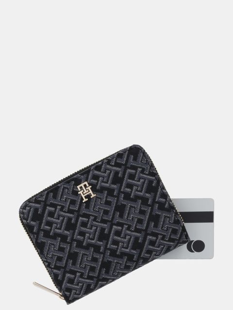 Tommy Hilfiger portfel damski kolor czarny AW0AW17957